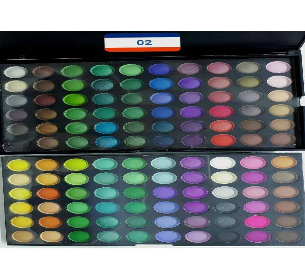 White House Laptop Eye shadow two plate 120 Colours-Shade-02 USA 
