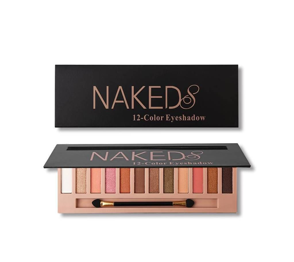 Naked 12 Color Natural Nude Matte Shimmer Glitter Pigment Eye Shadow Palette US