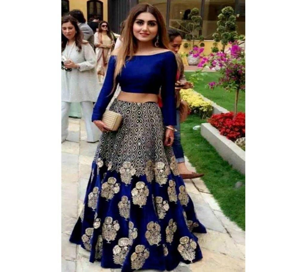 SEMI-STITCHED LEHENGA