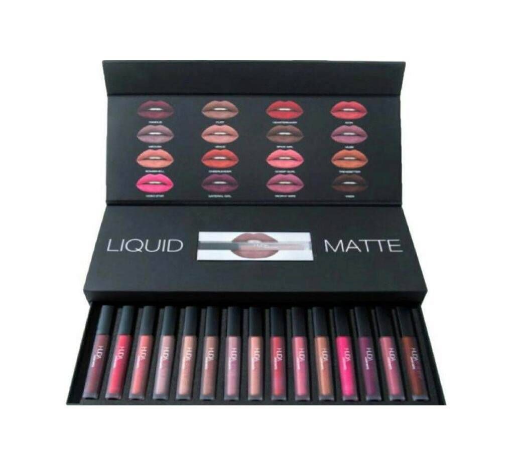 Huda beauty liquid matte lipstick Set - USA