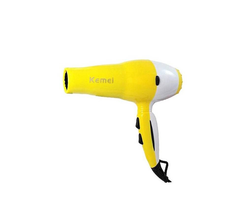 Kemei KM-8895 Professional Hair Dryer - Yellow