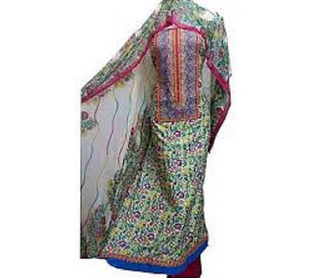  Unstitched Indian CottonSalwar Kameez for Women
