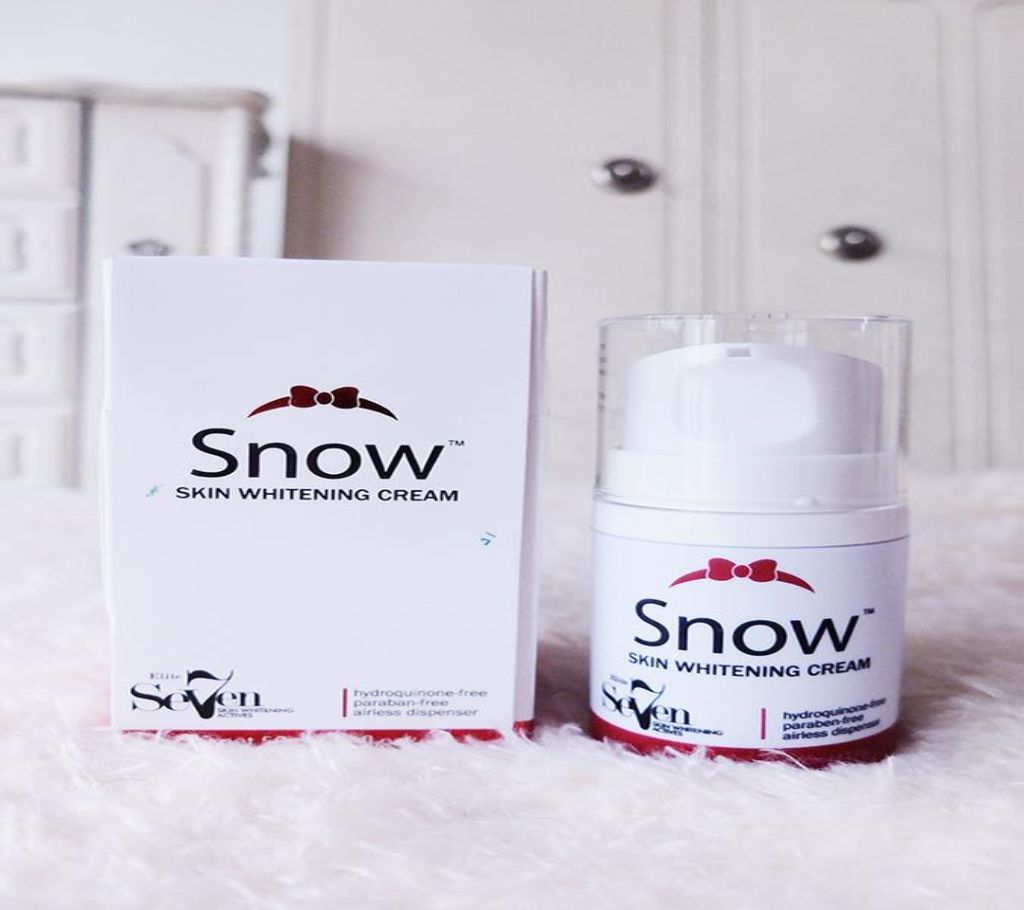 Snow Skin Whitening Cream - 7 Elite Skin Whitening Ingredients for Bright, Flawless Skin - 50 mL Bottle Philippines.