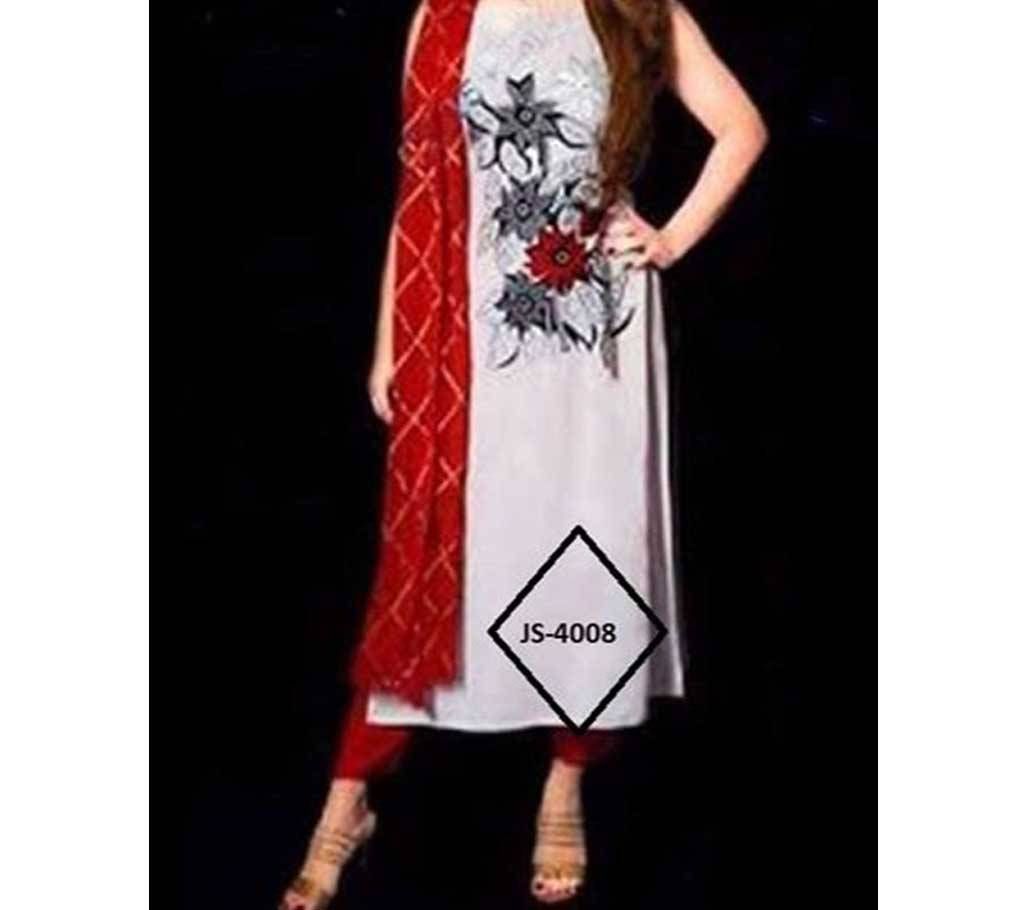 Georgette Unstitched Three piece Salwar Kameez