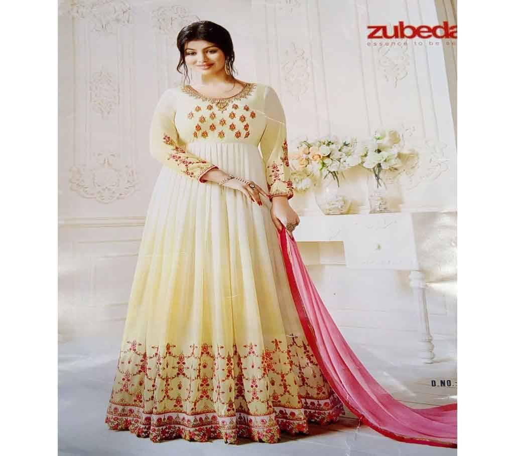 Unstitched Georgette Long Gown