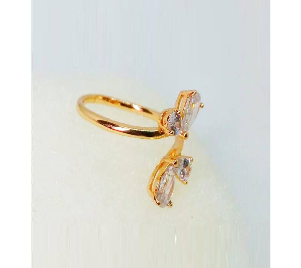 GOLD PLATED ADJUSTABLE FINGER RING