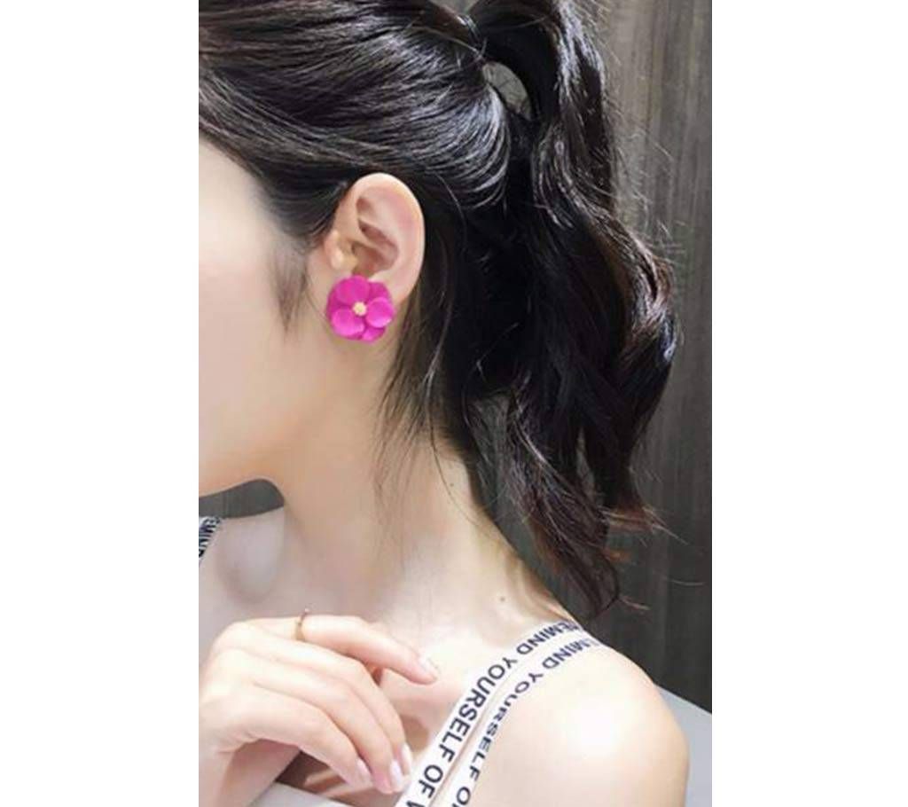 Flower Tassel Earrings