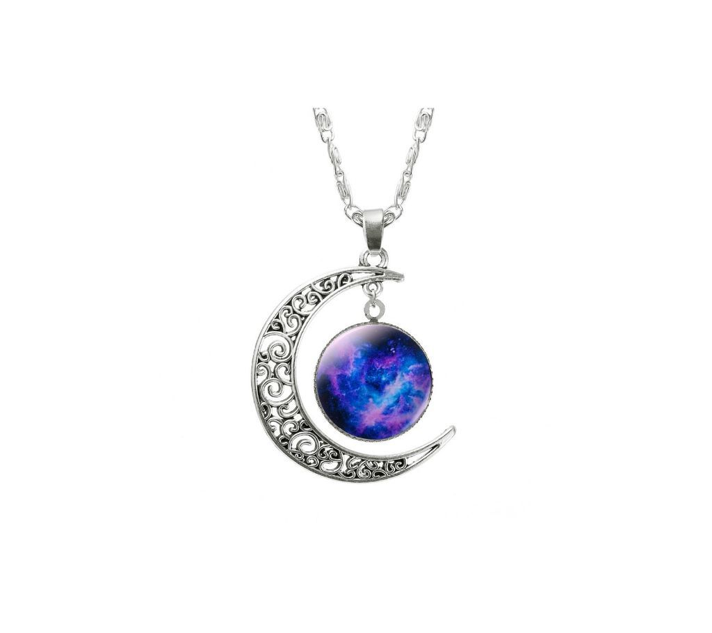 Pendant Chain Set For Women - Moon Shaped