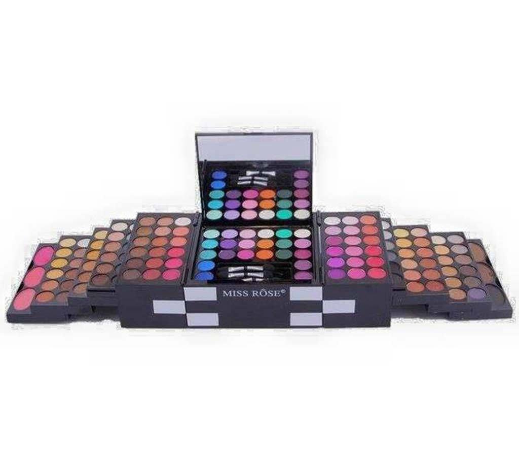 Miss Rose 148 Pcs Make up Cosmetic Kit Box Eyeshadow Blushers Eyebrow Mirror Set