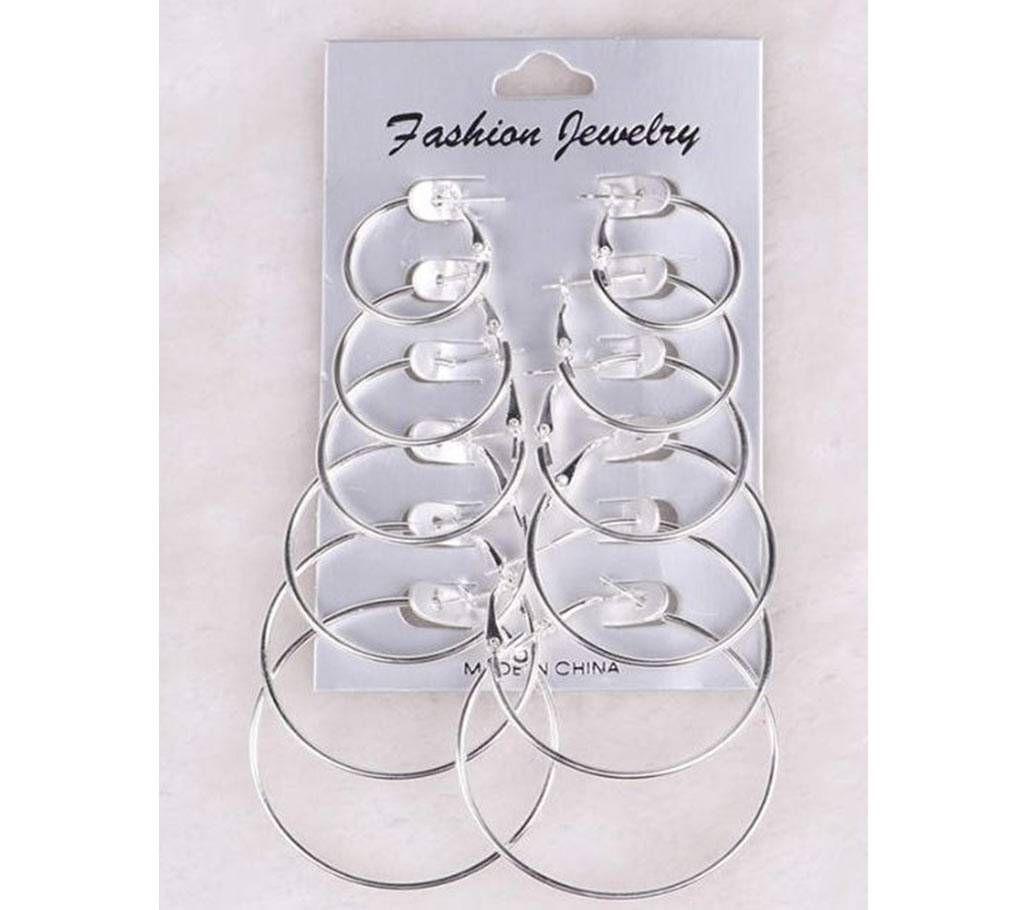 Big Circle Hanging Ear Studs Earring