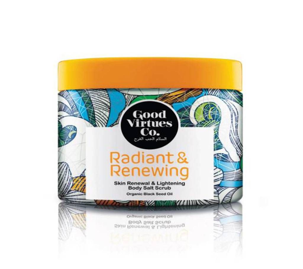 Good Virtues Co Skin Renewal & Lightening Body Salt Scrub 200gm Malaysia