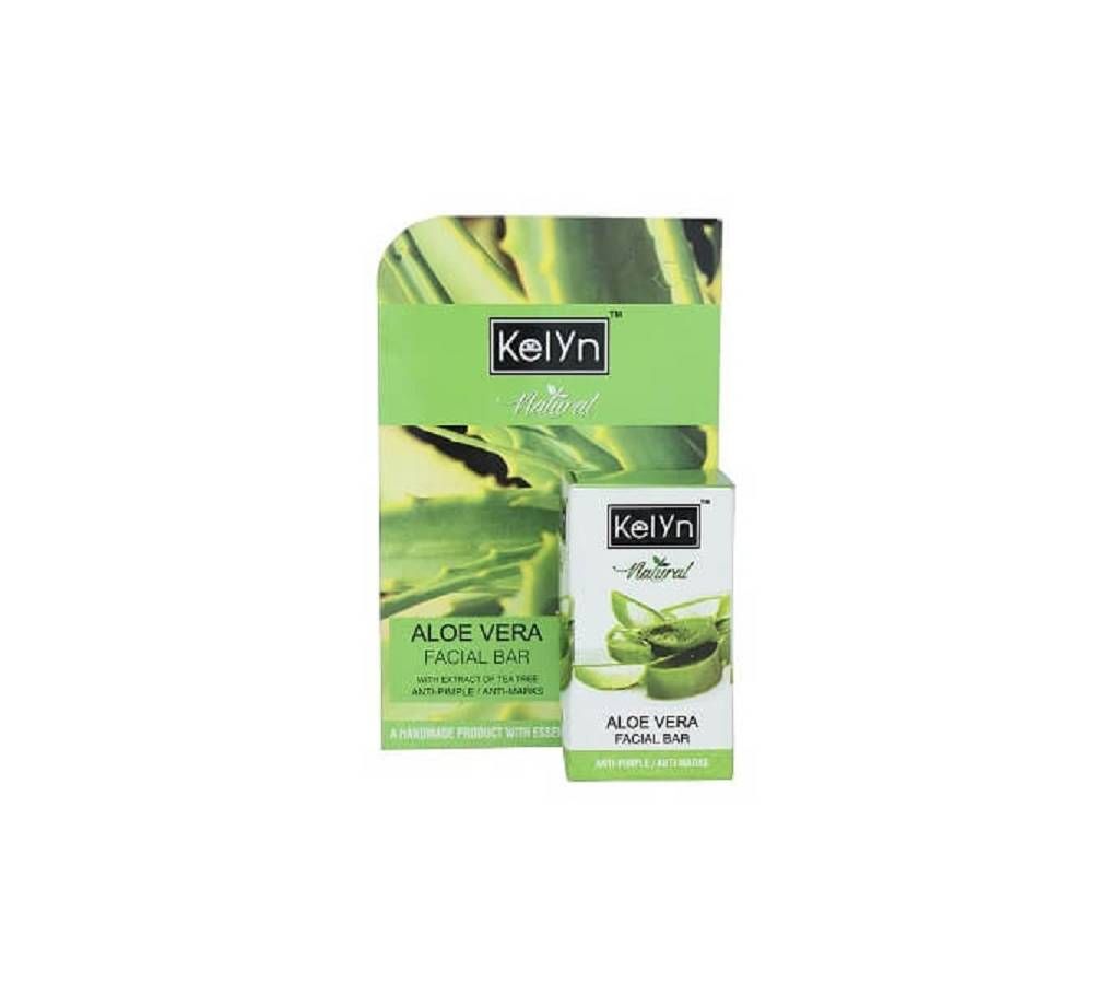 Kelyn Natural Facial Bar Aloe Vera 25GM INDIA