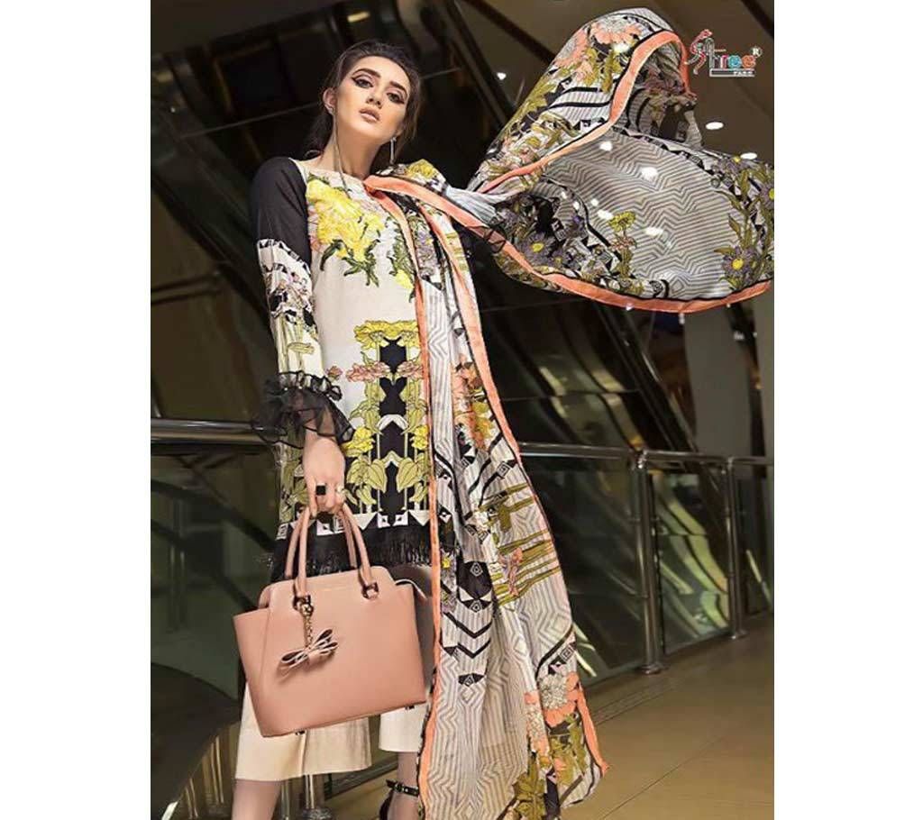 Unstitched Shree Fab Firdous Exclusive Collection with Chiffon Dupatta - 6175 - ASI