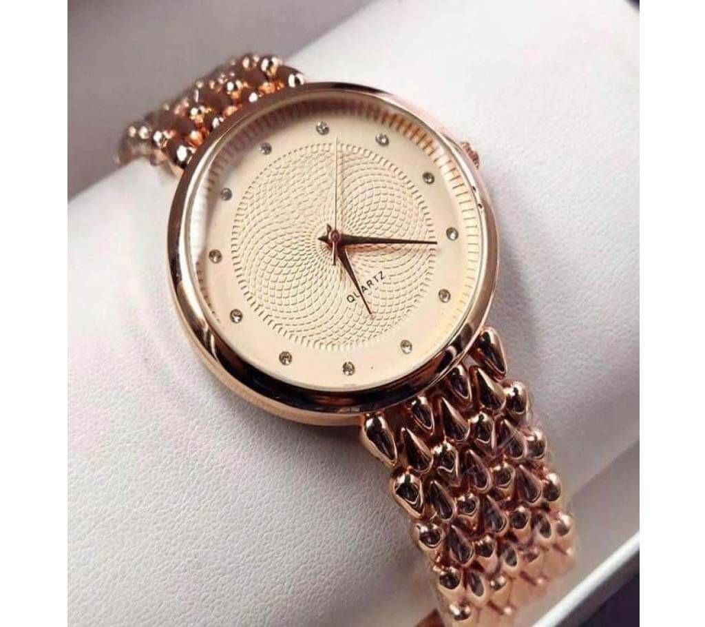 Stainless Steel Ladies Watch Golden (Copy)