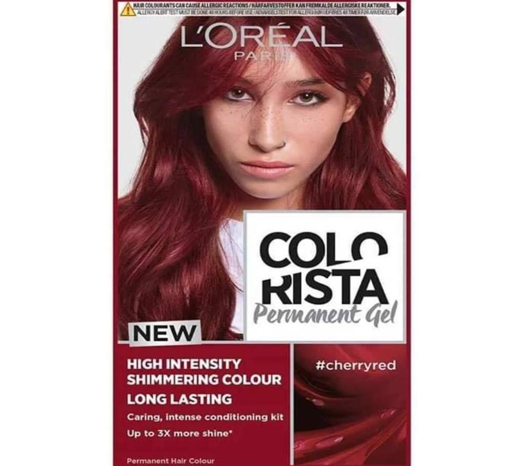   LOreal paris Colorista Permanent gel  cherry red-8.22 Oz-France