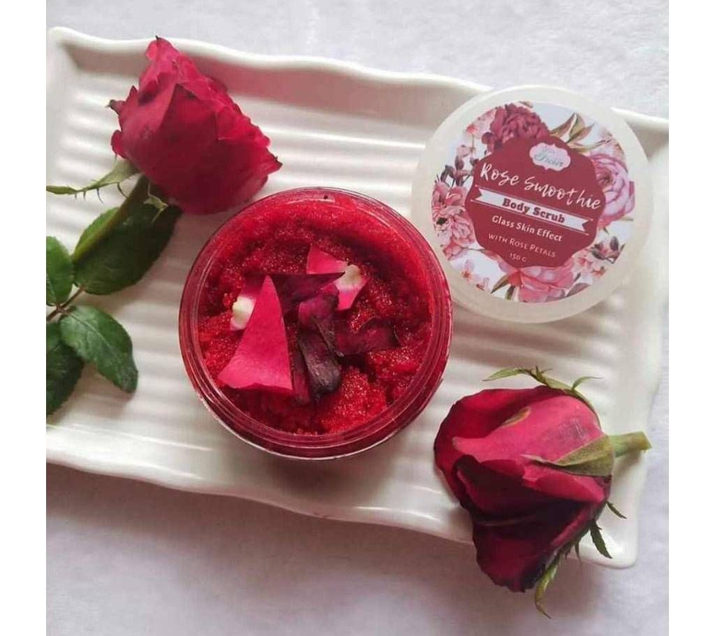 Rose Smoothie Glass Skin Body Scrub 150 g Philippine 