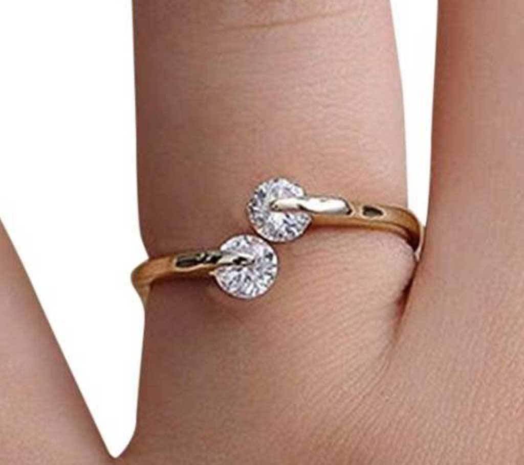 Rose Gold Plated hion Design finger Ring