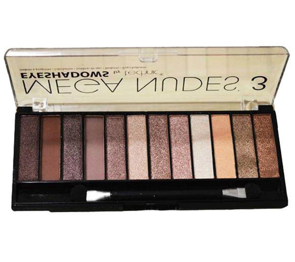 Technic 12 Colour MEGA NUDES 3 Eyeshadow Palette