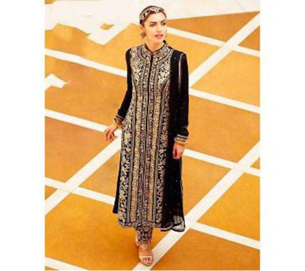 Semistitched Georgette Three-pcs (Copy)
