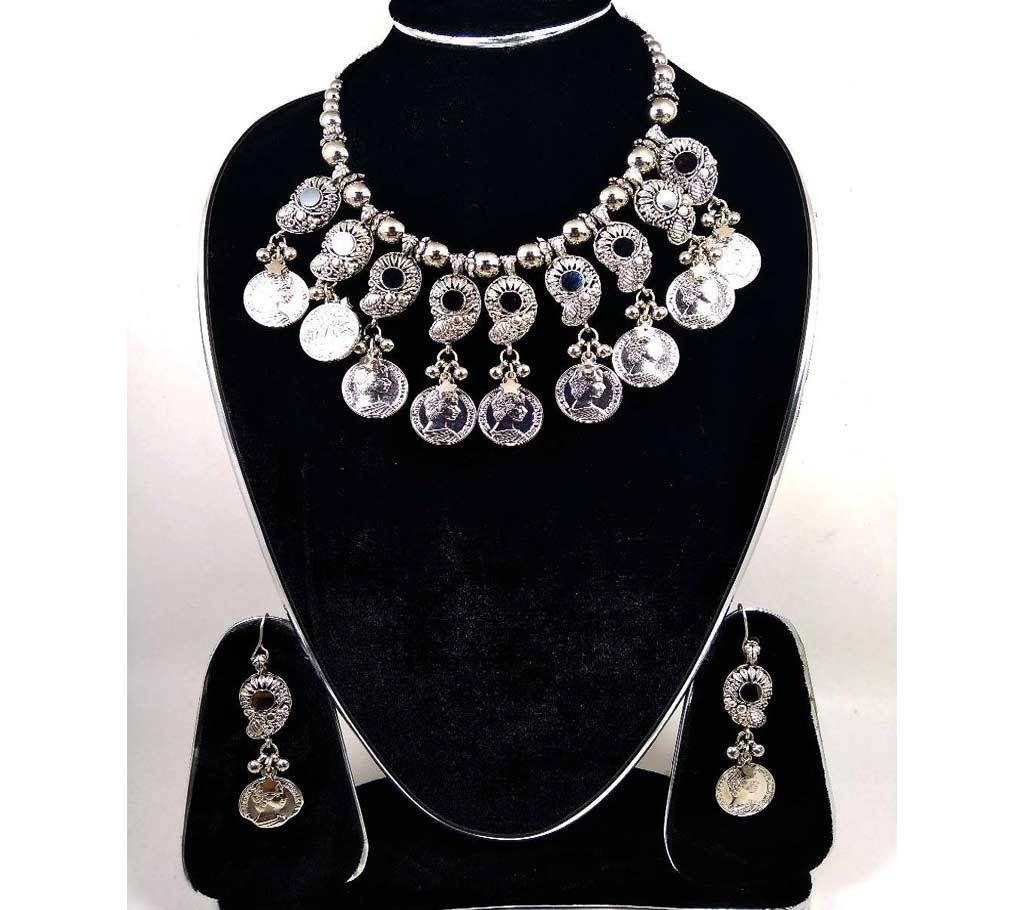 Afgan silver plated necklace 