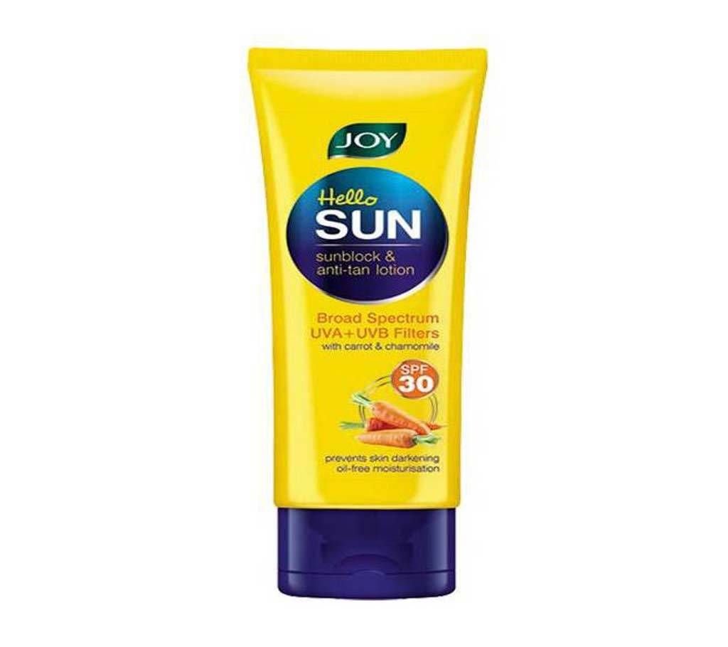 JOY HELLO SUN SUNBLOCK & ANTI-TAN LOTION SPF 30 India
