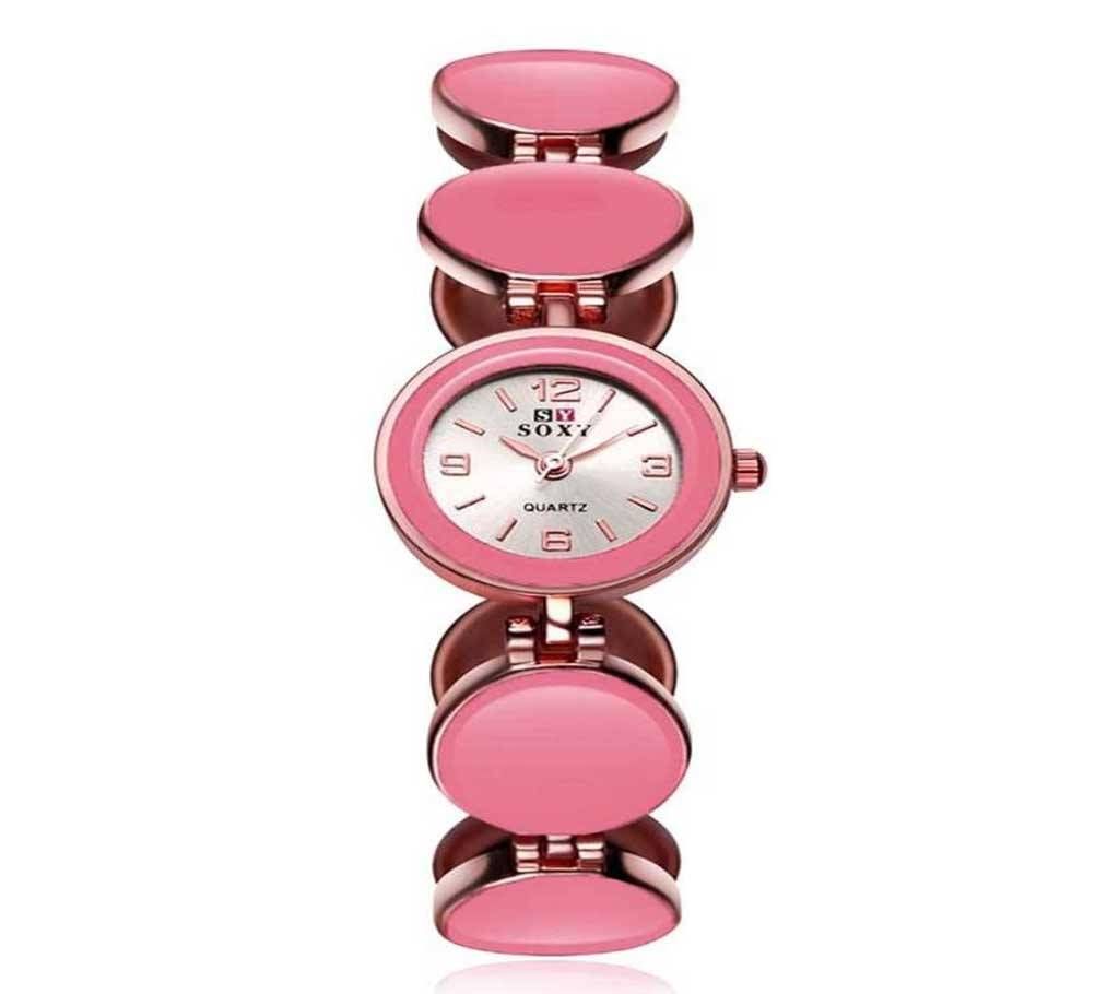 Soxy Pink  Alloy Analogue Watch for Women