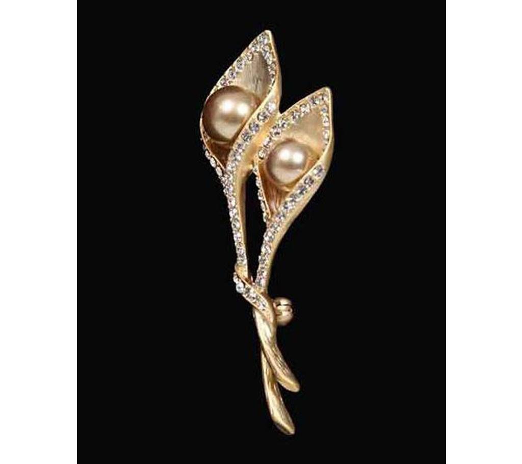 Stone Crafted Indian Brooch (RSJ 77)