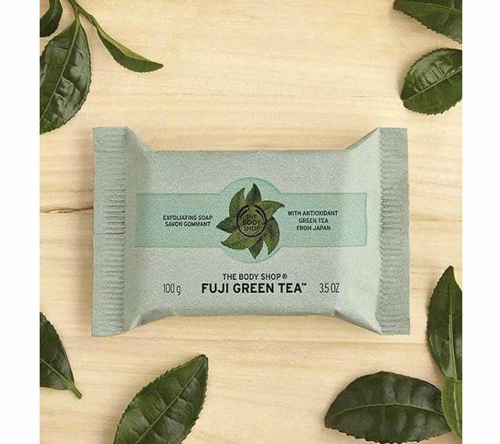 Fuji Green Tea  Exfoliating Soap 100g UK