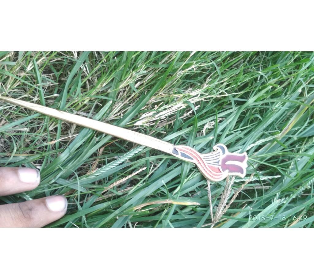 Real Copper Big Style Hair Stick  H2