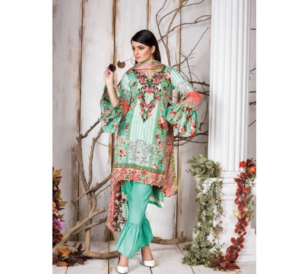 MAYA CLASSIC EMBROIDERED MC-08 (Original Pakistani) Unhitched three piece 