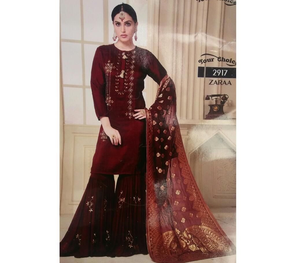 Zara Original Unstitched Georgette Suit