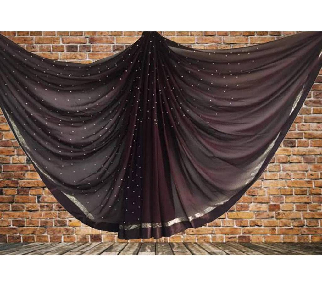 Chiffon with butta saree