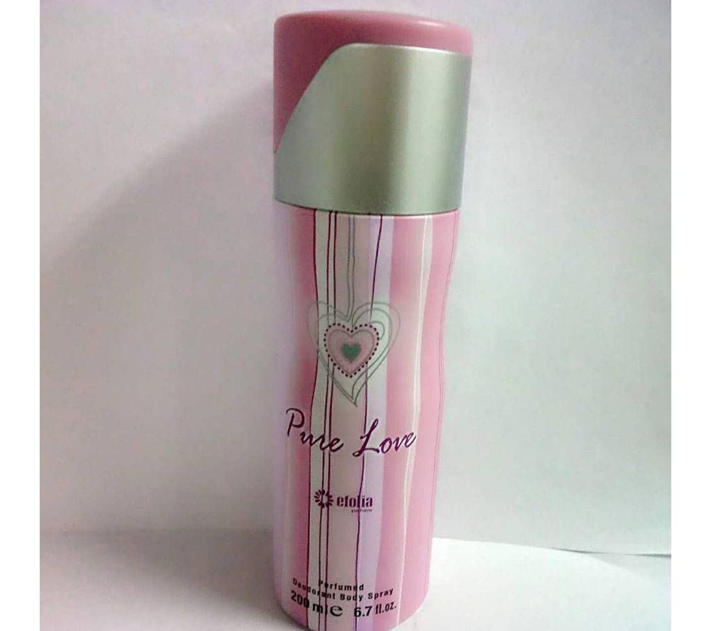 Pure Love Perfumed Deodorant Body Spray for women 