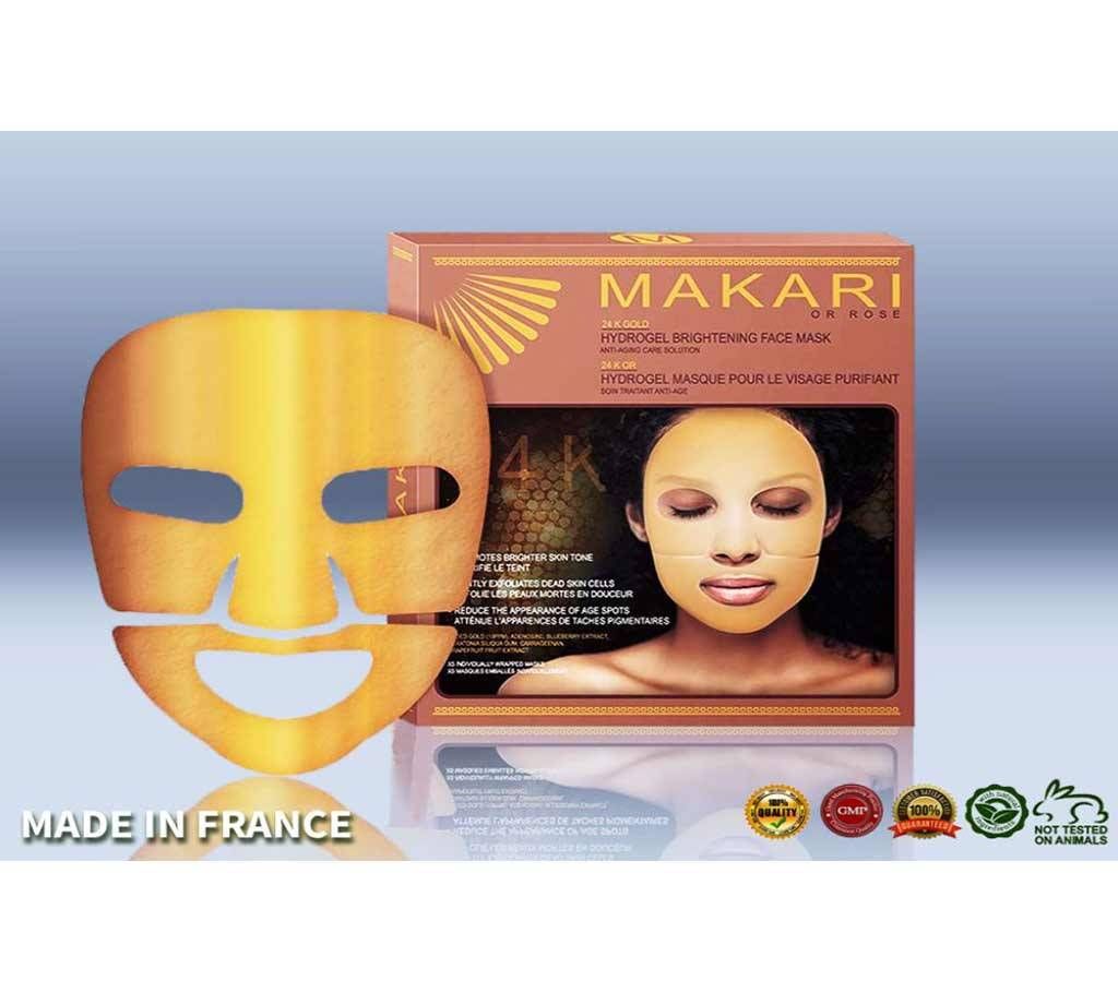 24K GOLD HYDRO GEL FACE MASKS - FRANCE 