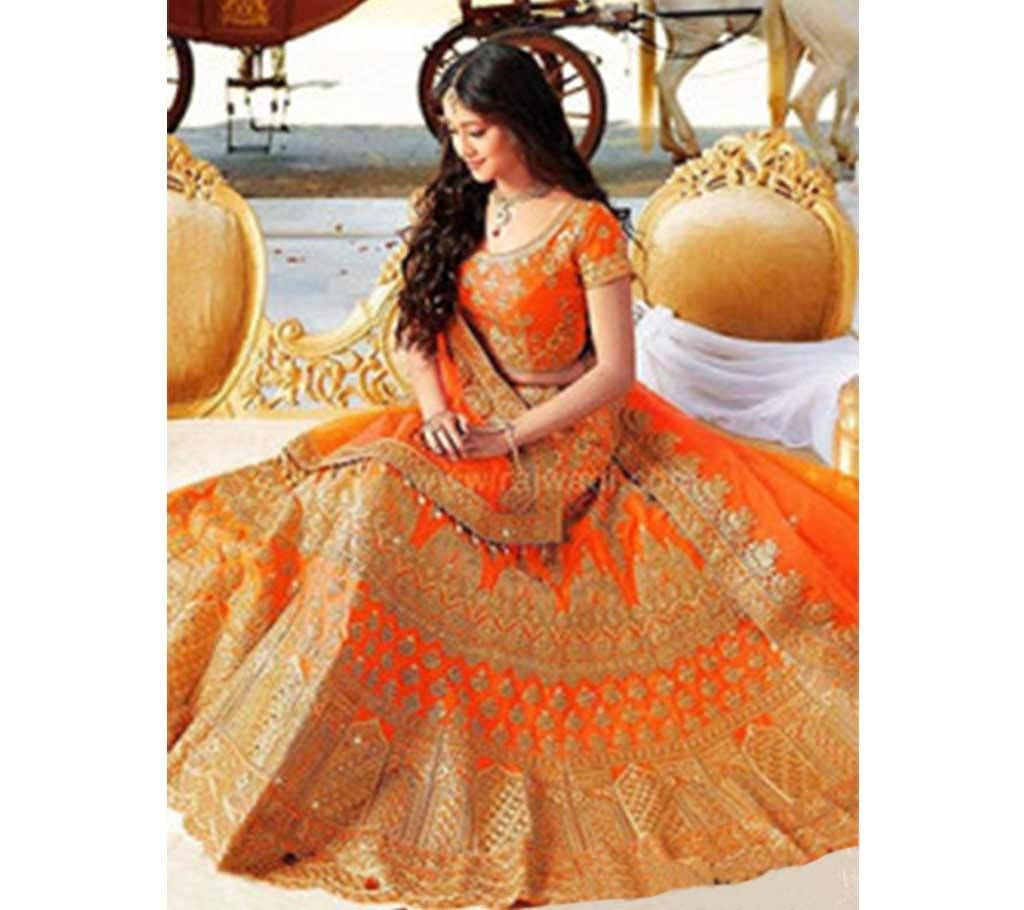 Gorgeous Heavy embroidery jorget lehenga