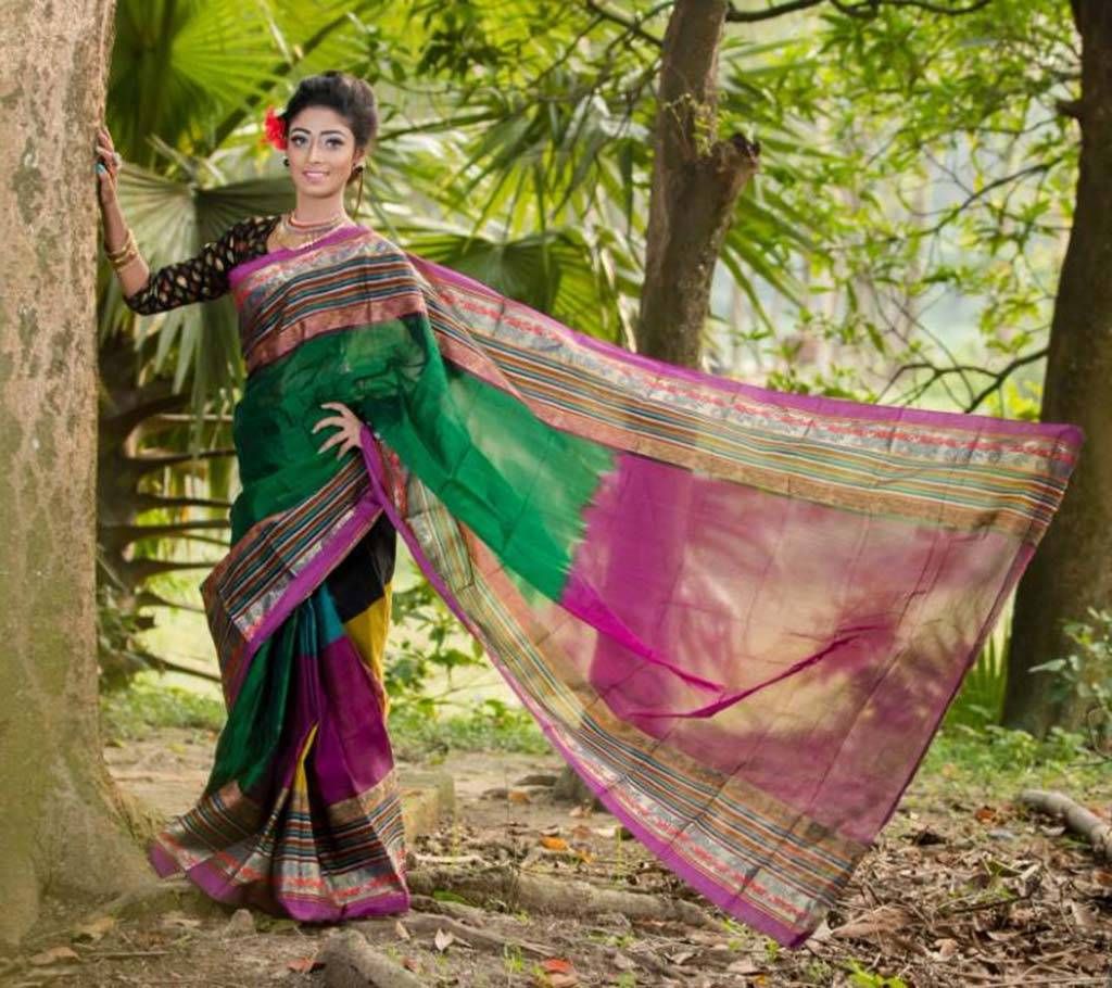 Tangail's hand loom cotton sharee 