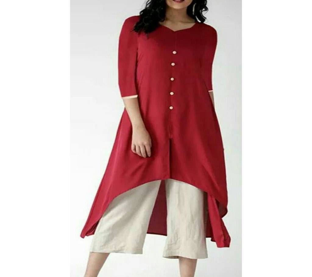Cotton Stiched Kurti with Palazzo