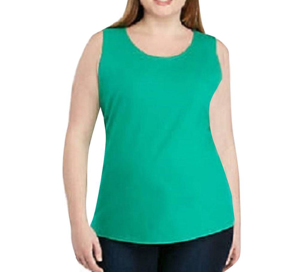 Ladies Vest Womens Top Sleeveless Stretch Tank Top