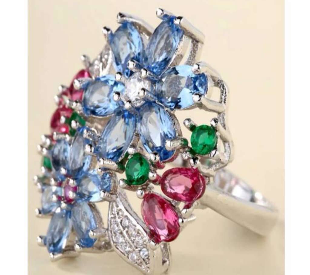 Crystal Cubic Zirconia Ring