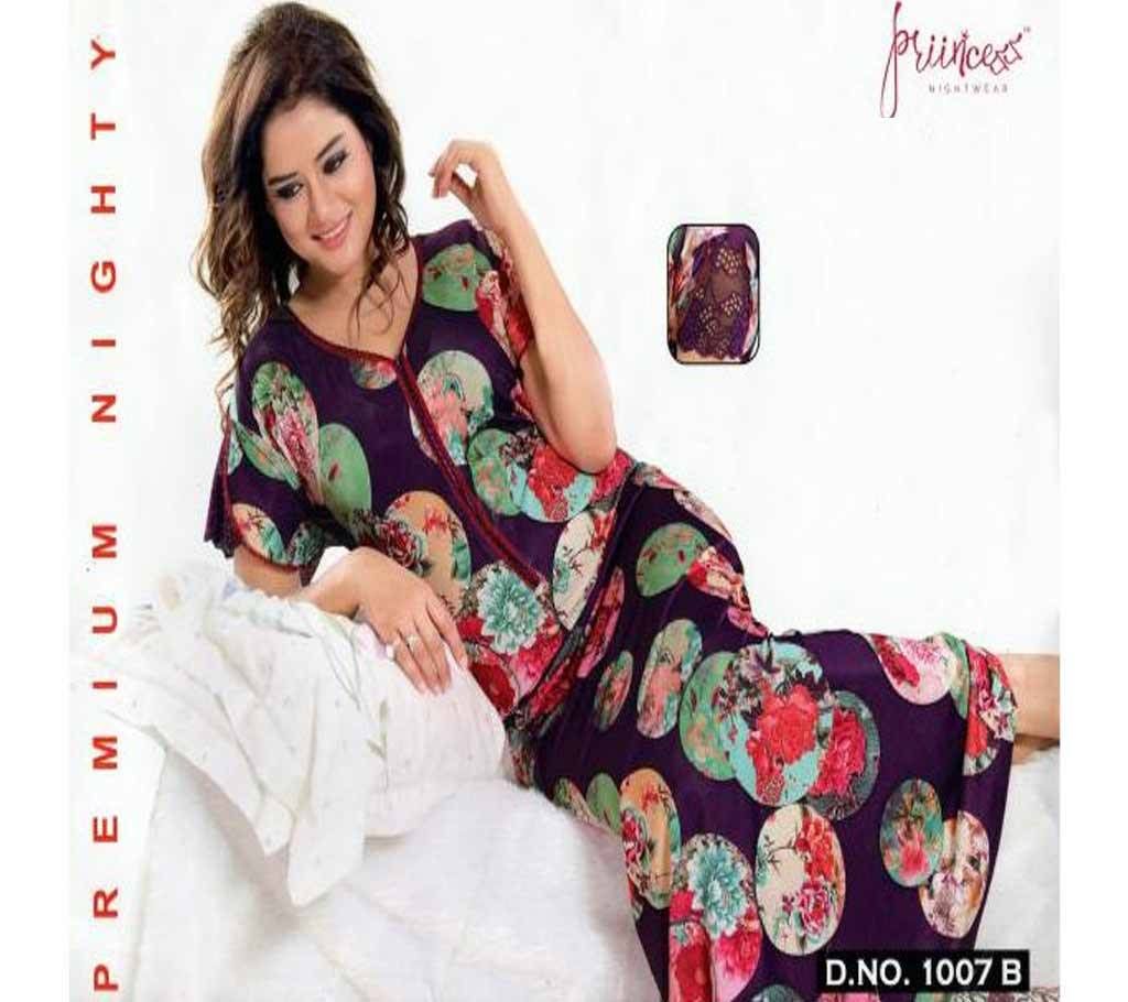 Fashionable One Part Night Dress-1007 B