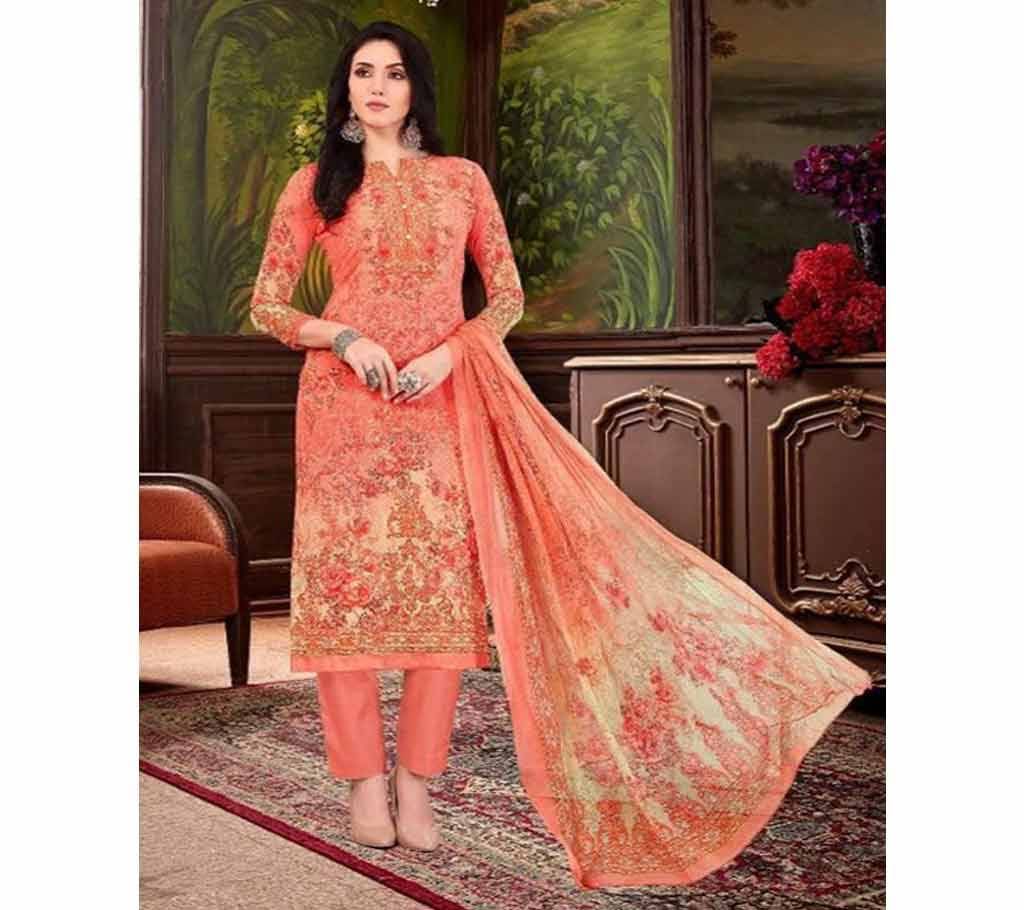 Shree Shalika Unstitched Unstitched Cotton Three Piece - Copy
