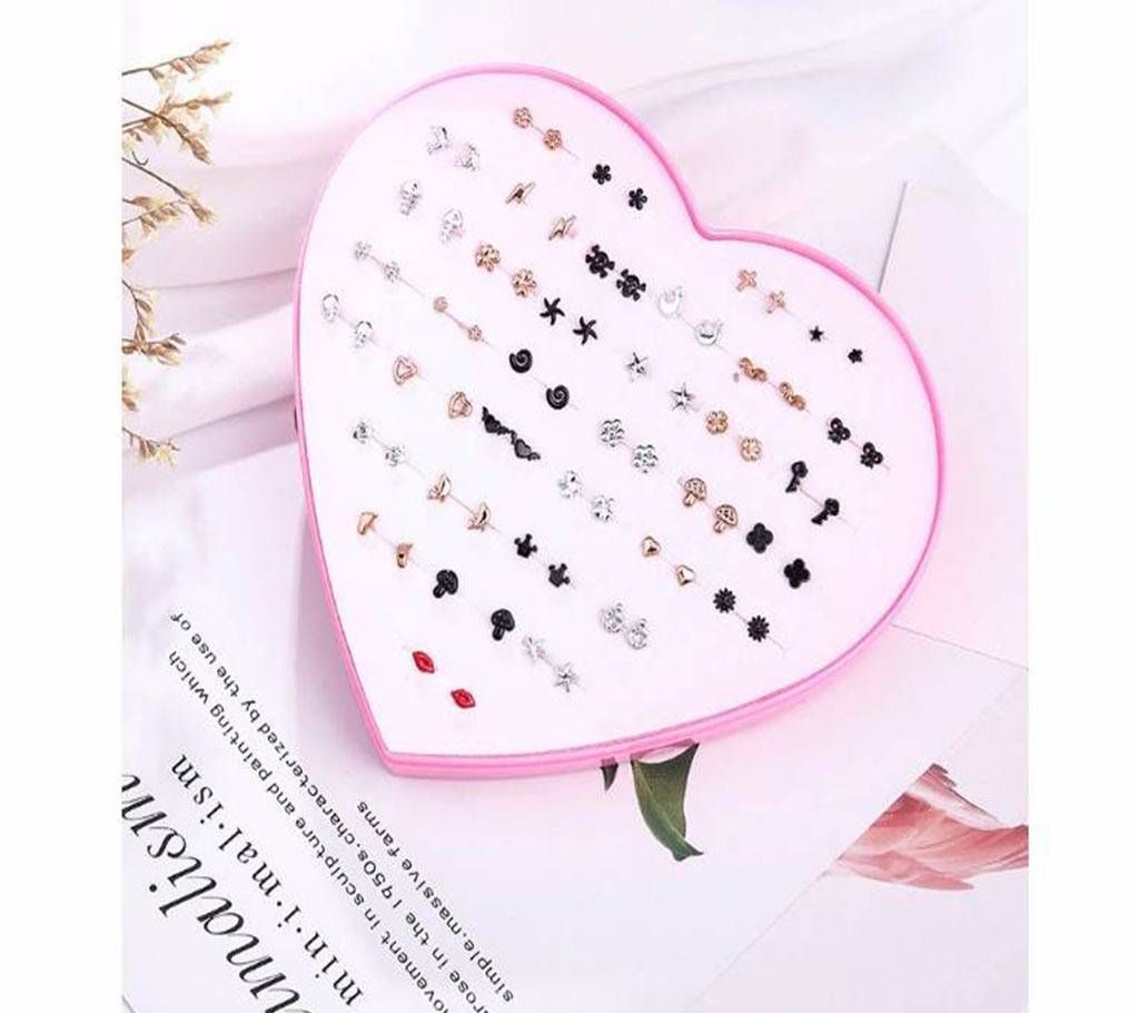 36 pair/set geometric Stud Earrings for Women