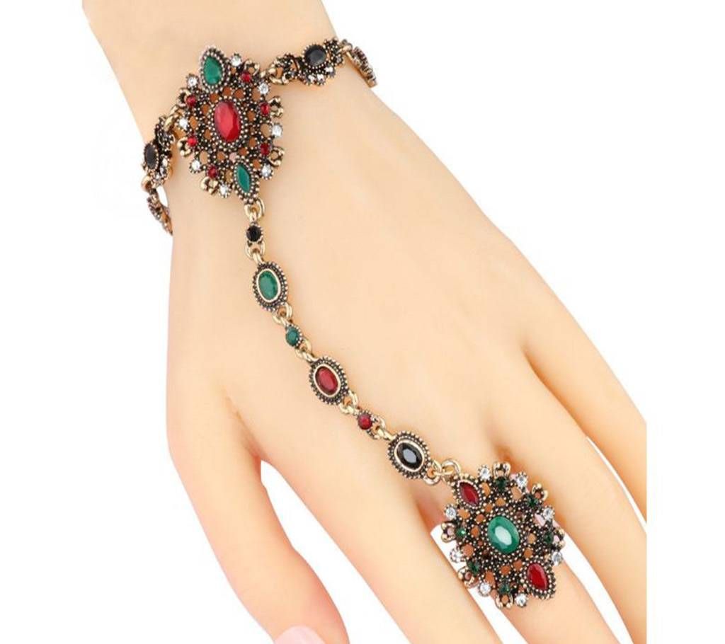 Bracelet link Ring Turkish Jewelry Set For Women 