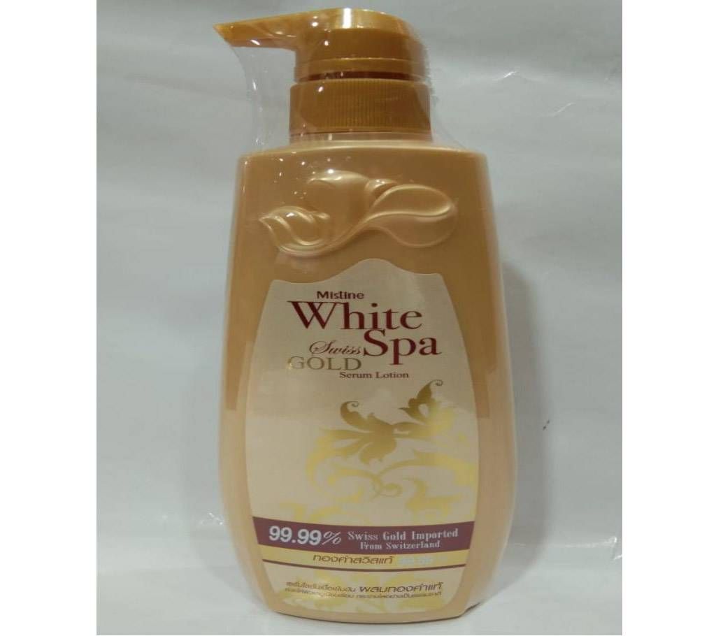 Mistine White spa gold serum body lotion 400ml thailand
