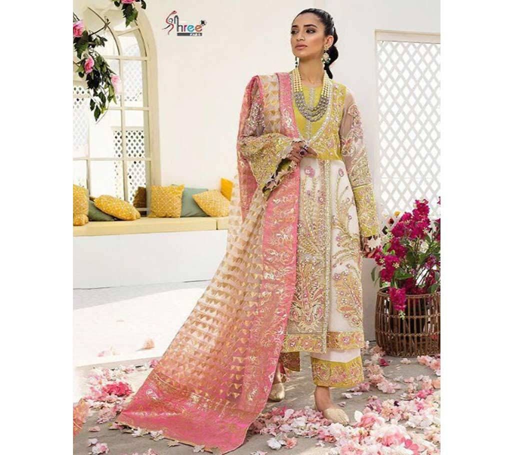 Unstitched Shree Fab Crimson Bridal Collection Vol 2 - 8167 - ASI