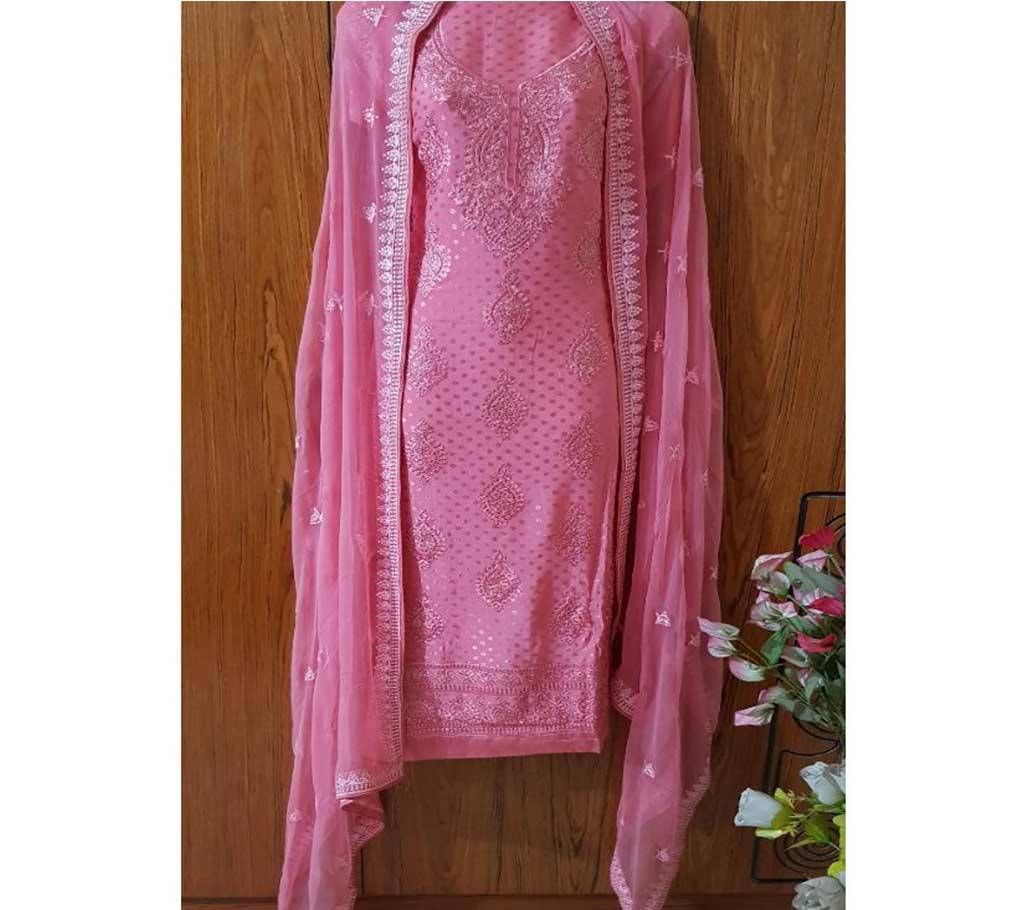 Indian Unstitched Barish Three Pc 