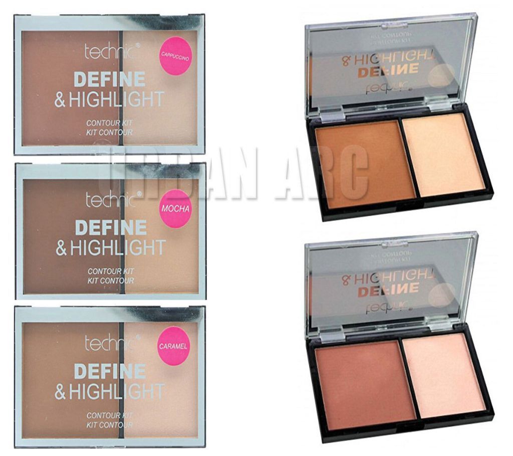 Technic Define & Highlight Duo Contour Kit, 5.5g (UK imported product)