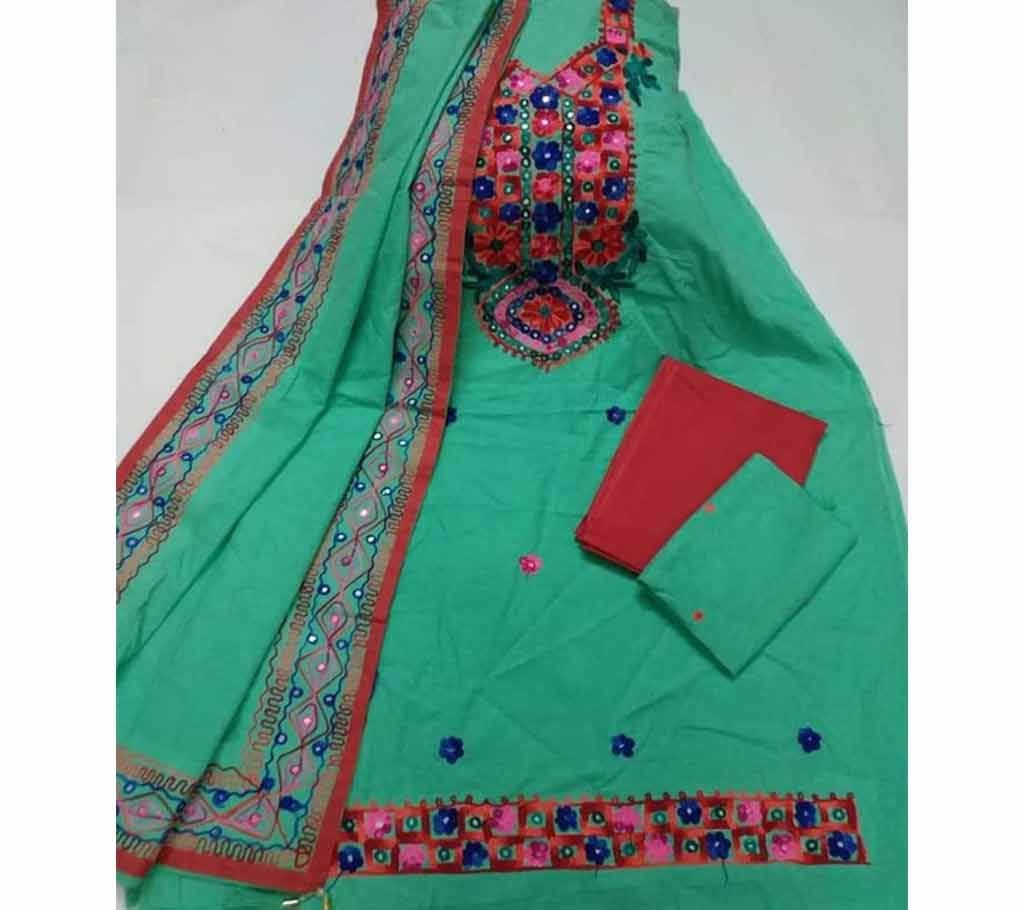 Unstitched Ary Hand work with Ambrodary Shalwar Kameez for Women-10
