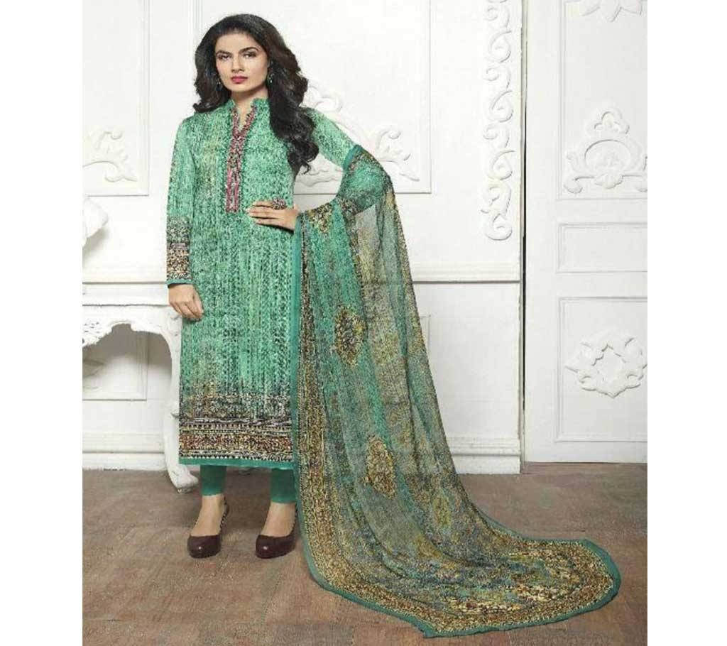 Sanna Indian Unstitched Cotton Three Piece 