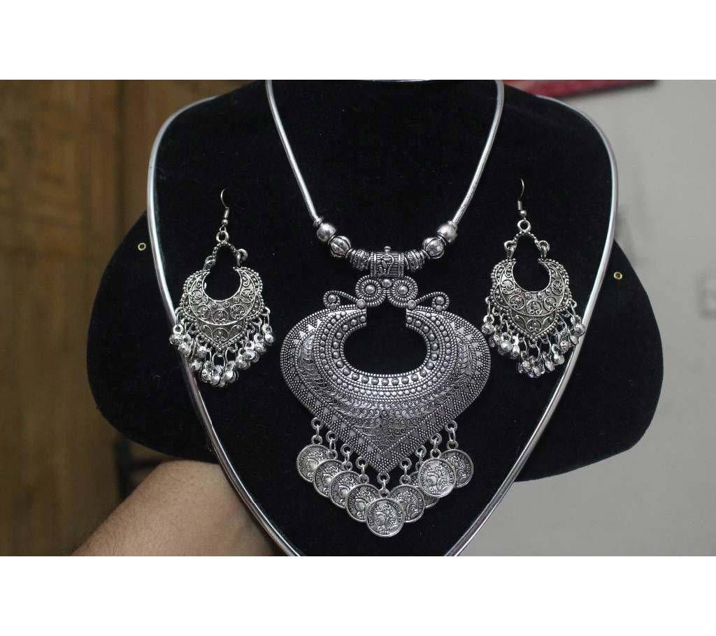 German Silver Necklace Set
